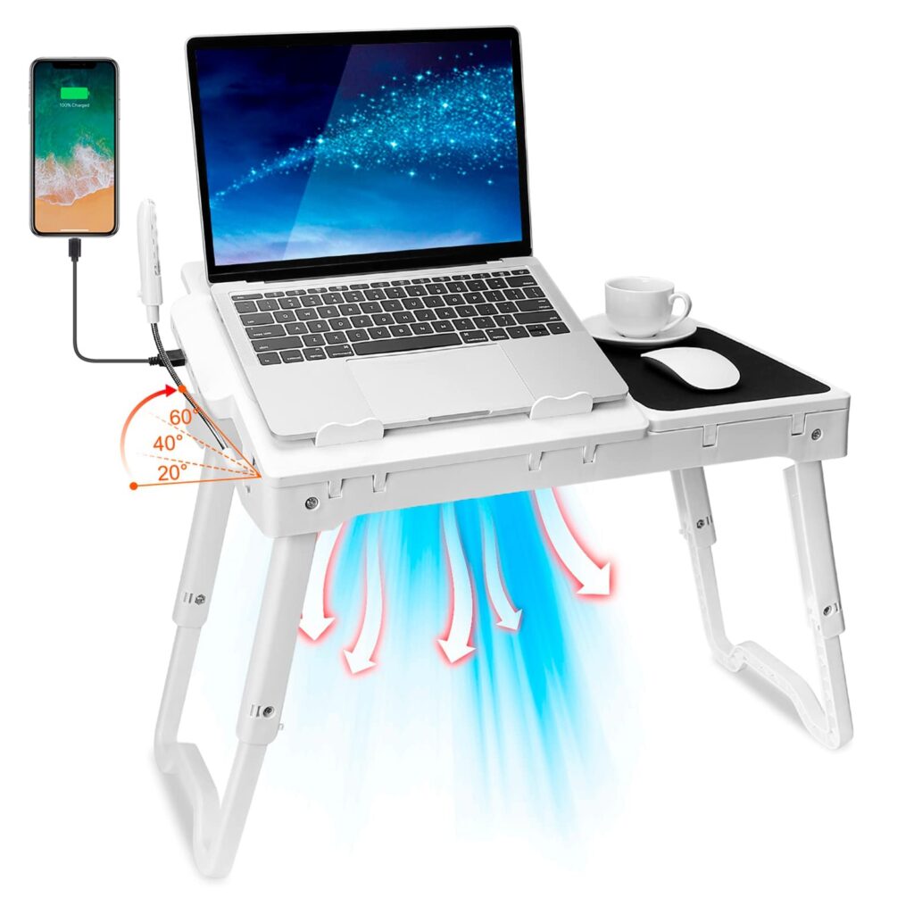 laptop table How to Turn On Fan on iMountek Desktop